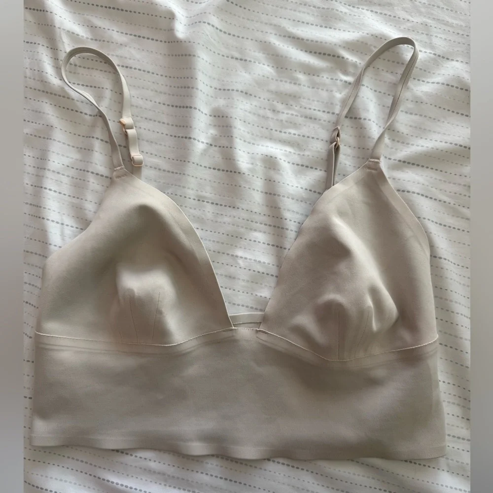 Free People Longline Bralette in Sage Large